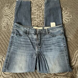 Hollister Women's Skinny Jeans Leggings in Blue